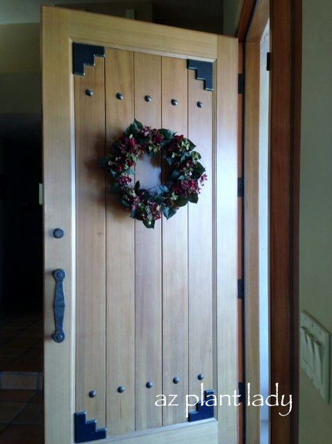 A Bird’s Nest Built On the Front Door